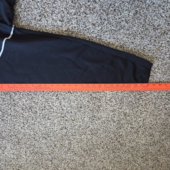 Y2K Volcom V-Line Mens 1/4 Zip Hoodie Size Med Black Surf Skate Grunge Vintage - Picture 6 of 8